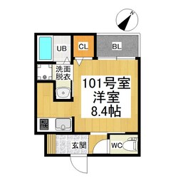 鶴舞駅 徒歩12分 1階の物件間取画像